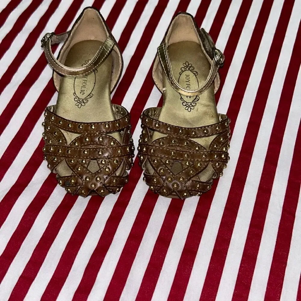 Joyfolie toddler gladiator sandal sz 7